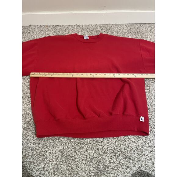 Vintage Russell Athletic Crewneck Mens XXL Red Sweater Sweatshirt Pullover - Picture 7 of 8